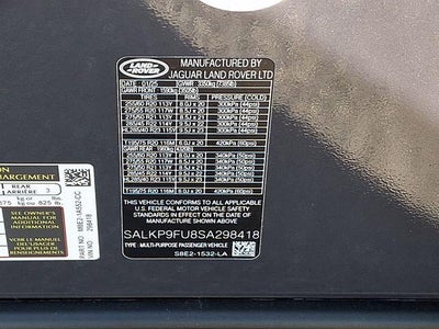 2025 Land Rover Range Rover P400 SE