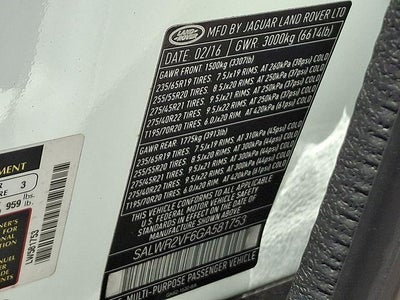 2016 Land Rover Range Rover Sport V6 HSE