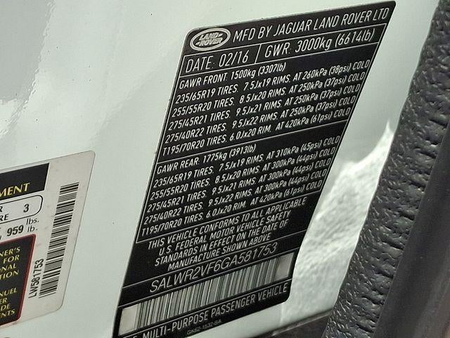 2016 Land Rover Range Rover Sport V6 HSE