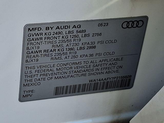 2023 Audi Q5 Sportback Premium 45 TFSI S line quattro S tronic
