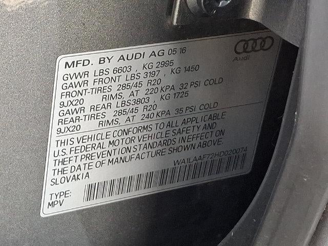 2017 Audi Q7 3.0T Premium