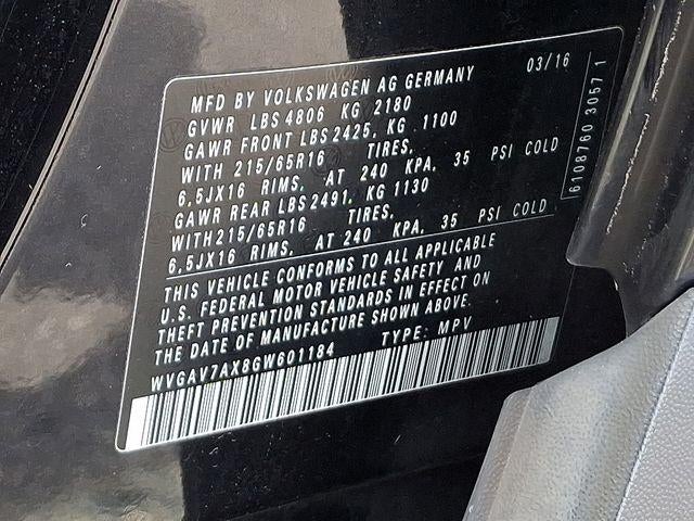 2016 Volkswagen Tiguan S