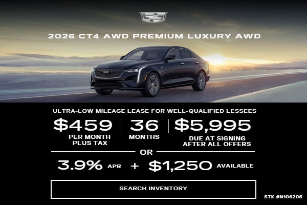 2026 CT4 AWD Premium Luxury AWD stk #N106206