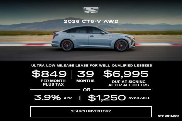  2026 Cadillac CT5 V AWD Stk #N114518