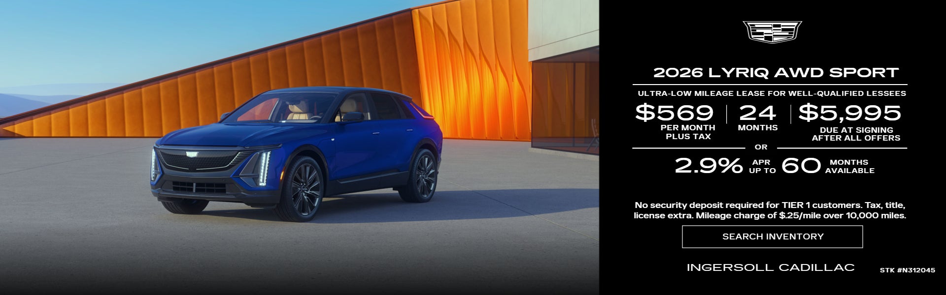 2026 LYRIQ AWD Sport stk # N312045