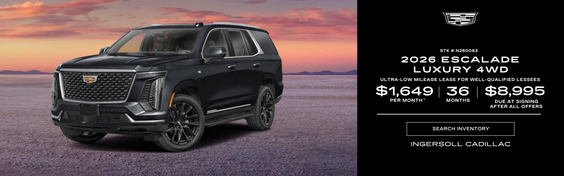 2026 Escalade Luxury 4WD