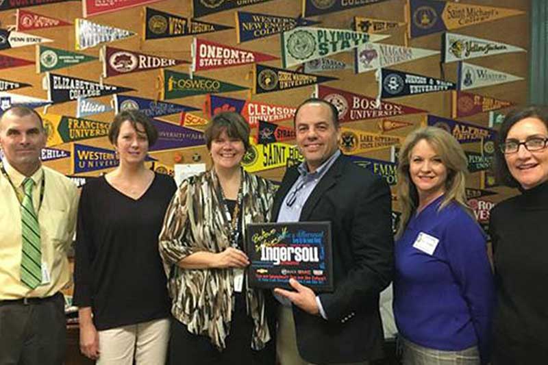 Laptop donations from Ingersoll Cadillac of Danbury for local high schools