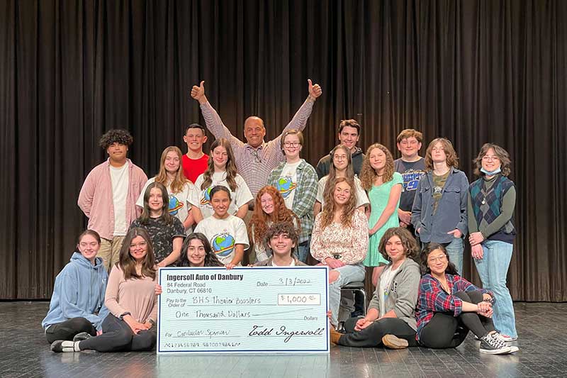 Ingersoll Cadillac of Danbury sponsored a local school theater