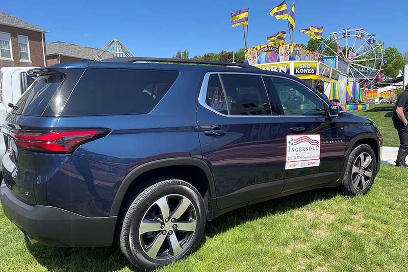 A Cadillac Traverse at the St. Mary's Carnival